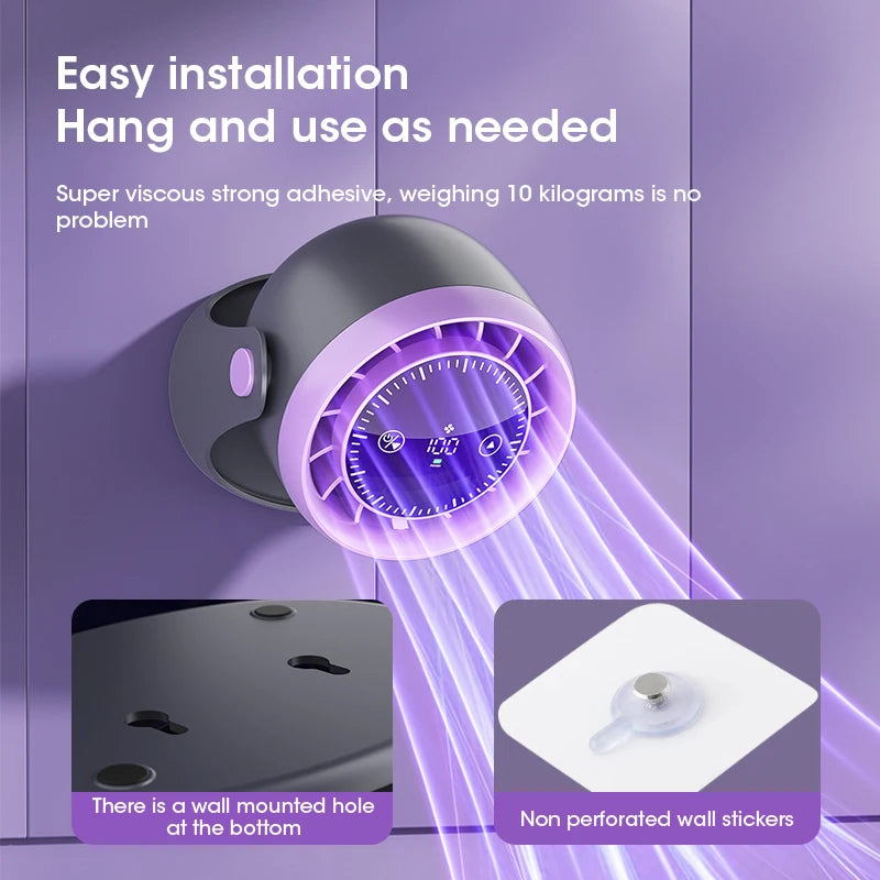 Portable Mini Touch Screen Desk Fan