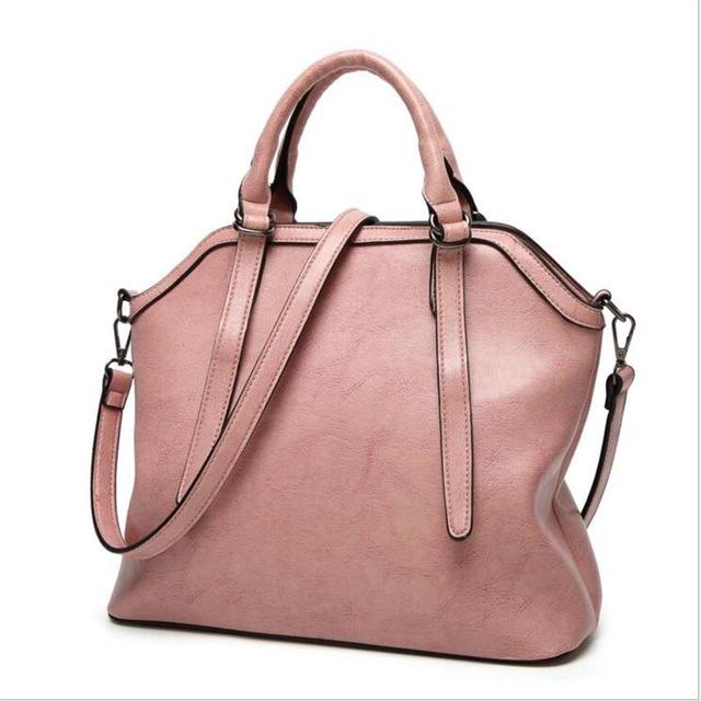 Luxe glossy leather tote bag in multiple colors